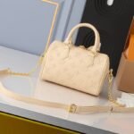 LV Nano Speedy Monogram Empreinte Leather-Beige - Bag - Image 2