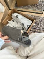 UGG Suede Slippers Grey Color - Shoes - Image 10