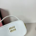 Miu Miu Leather Shoulder Bag - Image 5