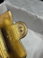 Chanel Gold Metallic Calfskin Quilted Flap Chain Waist Bag - Image 9