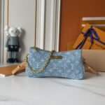 Louis Vuitton Liv Pochette Blue Denim - Bag - Image 2