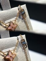Louis Vuitton Color Blossom Necklace, Pink Gold, Pink Mother-Of-Pearl, White Mother-Of-Pearl And Diamond - Necklace - Image 5