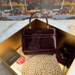 [TOP] Dolce & Gabbana Mini Tote Bag - Burgundy Bag - Image 4