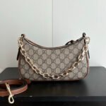 Gucci GG Emblem small shoulder bag- Beige - Image 3
