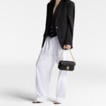Louis Vuitton Empreinte Monogram Leather Black Pochette Métis East West - Bag - Image 3