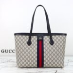 Gucci Ophidia medium tote bag Blue- Bag - Image 4