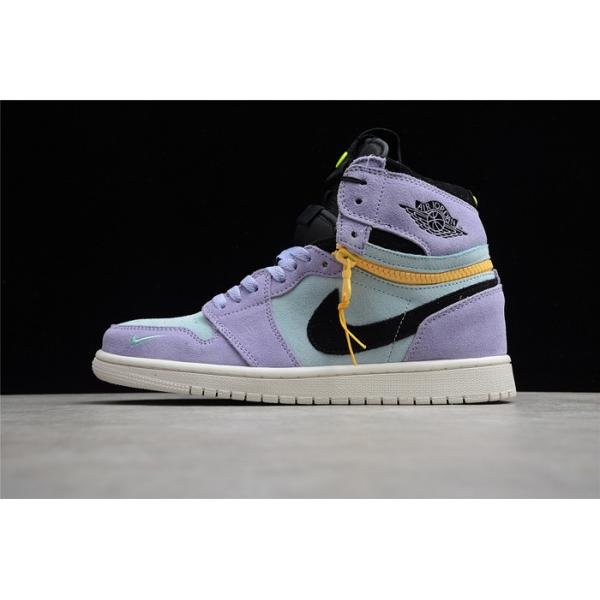 280185D4-9FA9-96CB-0E2B-33F4F9FE7220 AIR JORDAN 1 HIGH SWITCH PURPLE PULSE CW657 - Shoes - Image 1