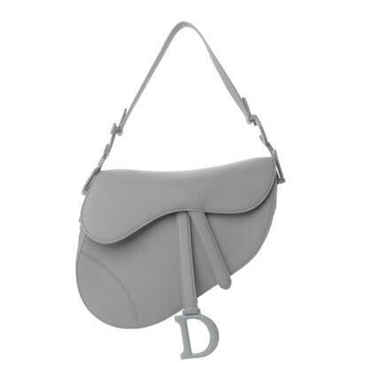 Dior SADDLE Bag Gray Ultramatte Calfskin M0446ILLO_M41G - Bag