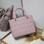 Dior Medium Lady Dior Bag Purple Ultramatte Calfskin - Bag - Image 2