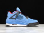 Travis Scott x Air Jordan 4 Houston Oilers University Blue 30849 - Shoes - Image 8