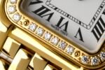 Cartier Panthère de Cartier watch, Yellow Gold, Diamond, Medium Model - Image 6