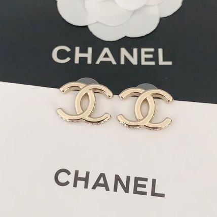 Chanel Gloden Earrings - Accessories