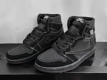 Travis Scott x Air Jordan 1 high OG Black Phantom - Shoes - Image 2
