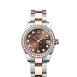 Rolex Datejust Rolex watch, Oystersteel, Rose Gold, Diamonds, Classic Size
