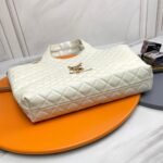 SAINT LAURENT ICARE MAXI SHOPPING BAG IN QUILTED Calfskin WHITE - Bag - Image 3