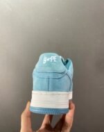 A BATHING APE® Bape Sta LOW Low Blue Suede - Shoes - Image 8