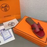 Hermes Oran Sandal Leather Sandals Slippers - Shoes - Image 7