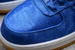 CLOT Nike Air Force 1 Blue Silk CJ529 - Shoes - Image 10