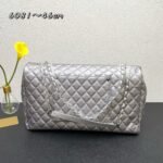 CHANEL 17C Large Airport Bag Maxi Silver - Image 3