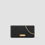 Louis Vuitton Empreinte Monogram Leather Black Wallet On Chain Lily - Bag