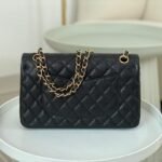 [TOP]Chanel Classic Flag Bag Classic Double Flap Black Caviar Gold Hardware - Bag - Image 10