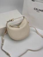 Teen Celine Lulu IN Grained Calfskin Bag- Rice - Image 3