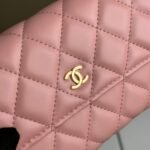 Chanel Counterfeit Caviar Leather Wallet-Pink Wallet - Image 6
