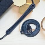 Dior Mini Lady Dior Bag Blue Ultramatte Calfskin - Bag - Image 3