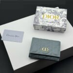 Dior Caro Montaigne Glycine Wallet-Haze Blue Wallet - Image 4