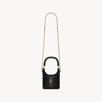 SAINT LAURENT YSL GABY bucket bag in lambskin - Bag
