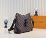 Louis Vuitton Damier Ebene Odeon Bag - Black - Image 4