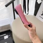 Chanel Patent Calfskin Ballet Flats Vntage Pink- Shoes - Image 3
