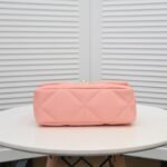 Chanel Calfskin Quilted Chanel 19 Flap Grey -Golden - Bag - Image 4