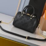 LV Nano Speedy Monogram Empreinte Leather-Black - Bag - Image 5