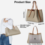 [TOP] Gucci GG Emblem Large brown tote bag - Image 4