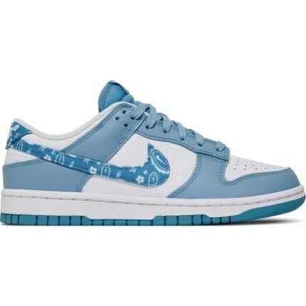 Wmns Dunk Low Blue Paisley - Shoes