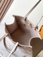 LOUIS VUITTON LV Monogram Canvas Onthego MM Dove Gray - Bag - Image 4