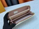Louis Vuitton LV Damiericious Zippie Wallet Damier Canvas Wallet-Pink Plaid Wallet - Image 10
