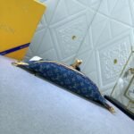 LOUIS VUITTON LV Monogram Denim High Rise Bumbag Blue - Image 5