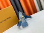 Louis Vuitton Pochette Accessories XL Damier Denim 3D cotton canvas - Denim Blue - Image 4