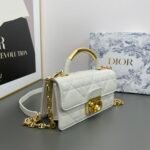 Dior ange mini black leather White bag - Bag - Image 5