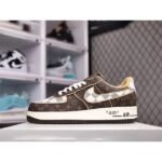 Nike Air Force 1 LowLouis Vuitton Monogram Brown Damier Azur - Shoes