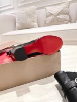 [TOP] Christian Louboutin CL Chelsea Booty 70 mm Low boots Black leather - Shoes - Image 10