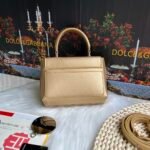 [TOP] Dolce & Gabbana Cowhide Mini Tote - Gold Bag - Image 2