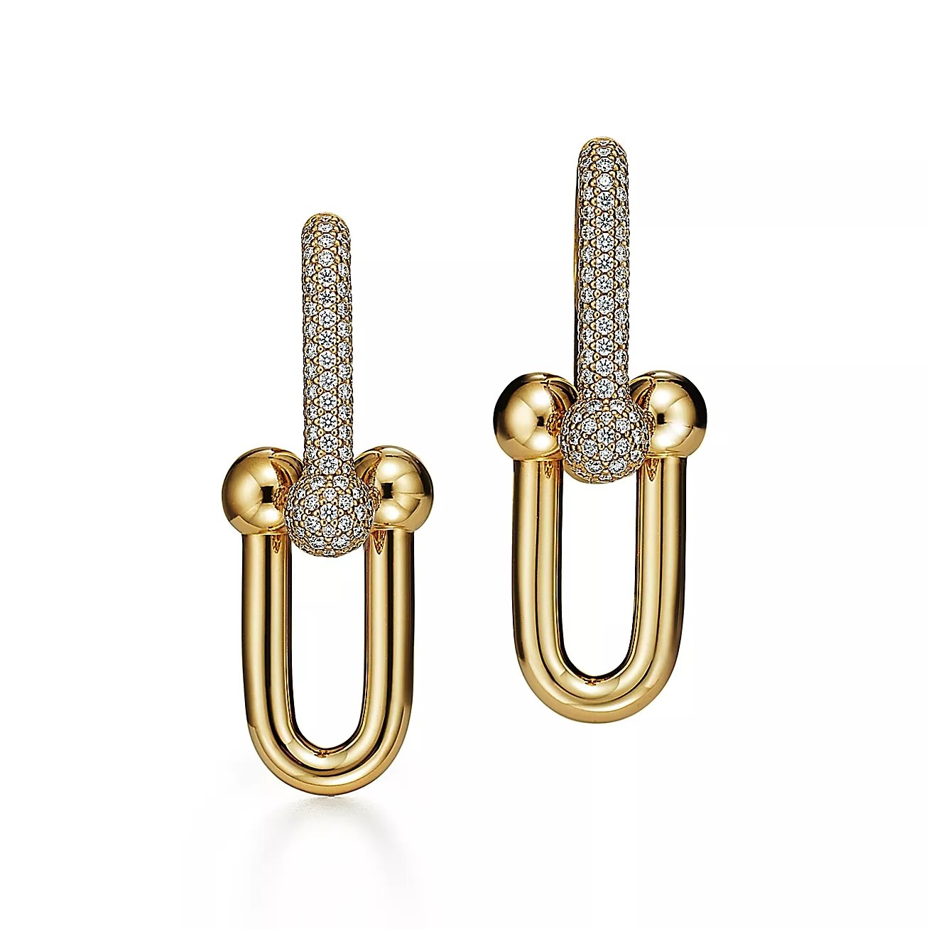 3555141D-BFFC-D76C-4C6E-E7EE7052A627 Tiffany HardWear Large Link Earrings - Image 1