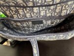 [TOP]Dior SADDLE Bag Blue Dior Oblique Embroidered Velvet - Bag - Image 7