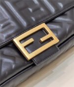 Fendi Embossed Baguette Bag - Image 4