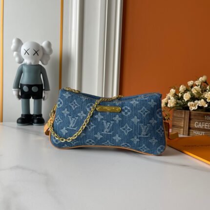 Louis Vuitton Liv Pochette Dark Blue Denim - Bag