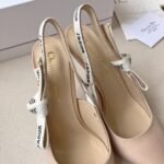 [TOP] J'Adior Slingback Pump Beige Patent Shoes - Image 7