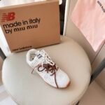 New Balance X Miu Miu 530 SL Leather Sneaker - Image 7